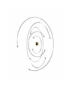 flensted Mobiles' Niels Bohr Atom - Blanc