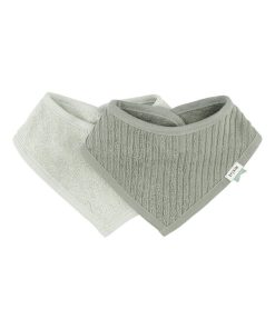 2 bandana HUSH olive - Vert