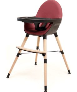 AT4 - Chaise haute CONFORT - Rose rouge