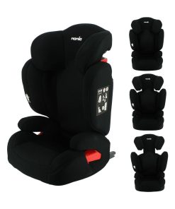 Siège Auto Isofix Flash Groupe 2/3 (15-36kg) - Nania - Coloris Noir - Noir