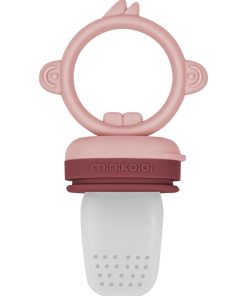 Grignoteur bébé en silicone, innovant - Rose