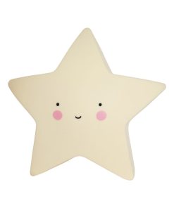 Petite veilleuse étoile jaune (14 cm) - Jaune