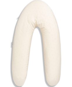 Coussin d'Allaitement Bio Petits Points - Beige