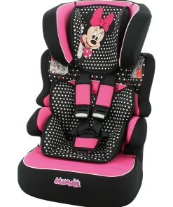 Siège Auto Beline Groupe 1/2/3 (9-36kg) - Minnie Luxe - Noir Rose