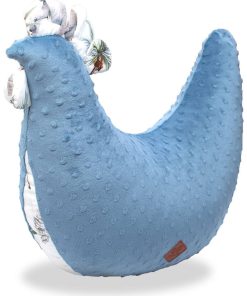 Coussin d'allaitement Poule, Safari - Bleu