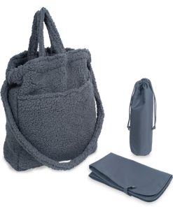 Sac à langer Teddy storm grey gris - Gris