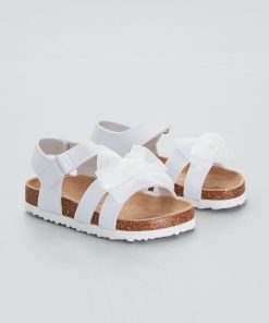 Sandales avec nœuds - blanc