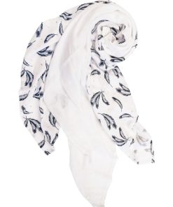 Lot de 3 langes en viscose de bambou Plume (60 x 60 cm) - Blanc