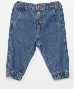 Pantalon de jogging en denim - Bleu