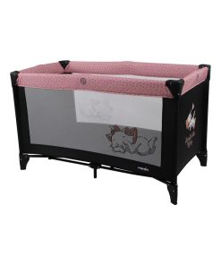Lit Parapluie Bébé Soda- Sac De Transport Et Matelas Inclus - Aristochat - Gris Rose clair