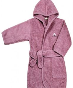 Eveil Et Nature Peignoir Coton Bio - Rose