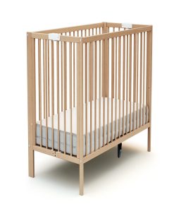 At4 - Lit Bébé Pliant 60x120 Essentiel - Marron clair