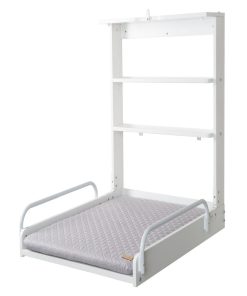 ROBA Table À Langer Murale + Matelas À Langer "roba Style" - Blanc - Blanc