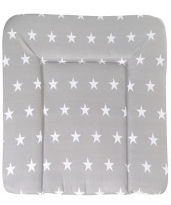 ROBA Matelas À Langer "Little Stars" - 85x75 - Film Sans Phtalate - Gris