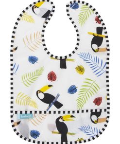 Bavoir 6-12 mois White Toucans - Multicolore