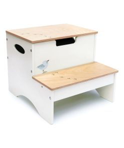 Marche pied forêt en bois - Beige