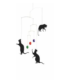 flensted Mobiles' 3 Félins - Noir