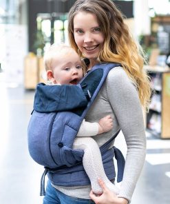 HOPPEDIZ Porte-bébé Bondolino bleu-melange - Bleu