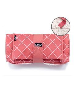 Set à langer nomade en Sherpa Dusty Clay - Rose