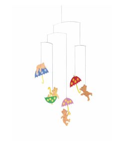 flensted Mobiles' Hugging Bears Brolly Bears - Beige