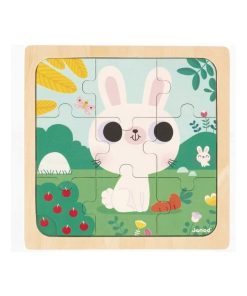 Puzzle Lapin Blanc 9 pieces - N/A