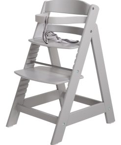 ROBA Chaise Haute Évolutive "Sit Up III" - En Bois Véritable - À Partir De 6 Mois - Gris