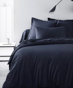 Housse de couette pour lit BIO ORGANIC - Bleu marine