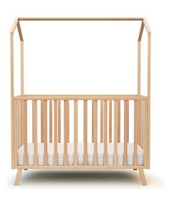 AT4 - Lit Bébé 60x120 CONFORT - Marron foncé