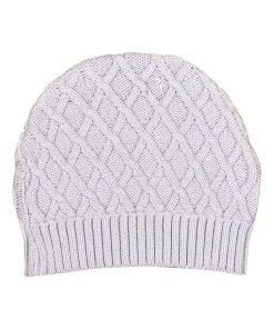Bonnet en tricot doublé, LOAN - Gris