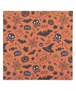 Lot de 20 serviettes en papier Motif halloween orange - Orange