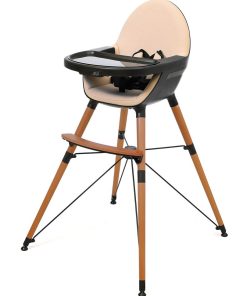 AT4 - Chaise haute 3 hauteurs CONFORT - Marron caramel