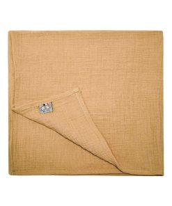 Lange en gaze de coton, Jeanne - Marron clair