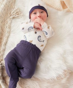 Set body + legging + bonnet, foncé - Bleu