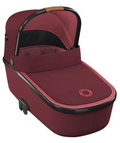 Nacelle BEBE CONFORT Oria, Groupe 0, Légère et pliable, Essential Red - Rouge bordeaux