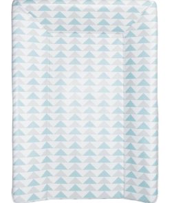 Matelas à langer luxe 50x70 cm Géométrique bleu - Bleu