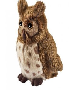 Hibou Peluche 'anima' 18 Cm - Beige