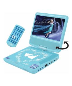 "lecteur Dvd Portable Avec Écran Rotatif 7""et Port Usb, Écouteurs Reine Des Neiges" - N/A