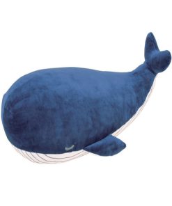 Peluche baleine Kanaora (46 cm) - Bleu
