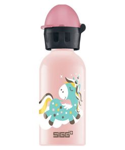 Gourde Pour Enfant En Aluminium, Licorne, 0,3l - Rose