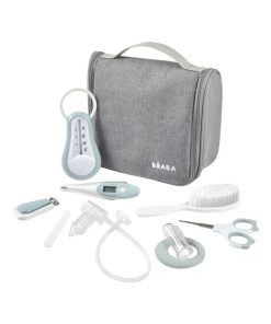 Trousse de toilette green blue (9 accessoires) - Bleu