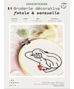 Coffret DIY - Broderie décorative - Femme Fatale - N/A