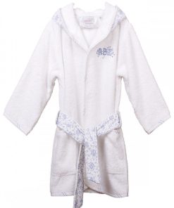 Laura Ashley Baby Peignoir Capuche - Bleu clair