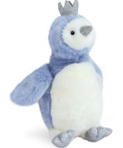 doudou Histoire d'ours Pingouin Bleu 30cms HO2861 Pigloo Pantin - Bleu