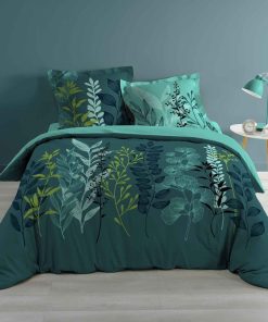 Parure Housse de couette + taie Collection Isabelle - Bleu