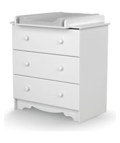 AT4 - Commode à Langer MARELLE Blanc - Blanc