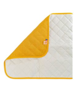 Tapis à Langer Nomade Lubiana en Coton Bio Honey - Beige