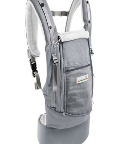 Porte bébé PhysioCarrier en coton gris - Gris