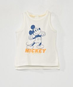 Débardeur imprimé 'DS' 'Mickey' - Blanc 'Mickey'