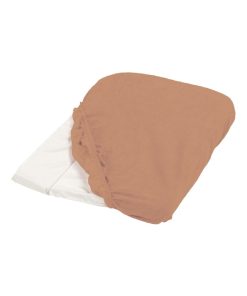 Candide - Housse de matelas à langer cassonade éponge 50x75cm - Orange
