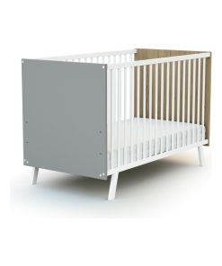 AT4 - Lit bébé 60x120 CARNAVAL - Marron foncé